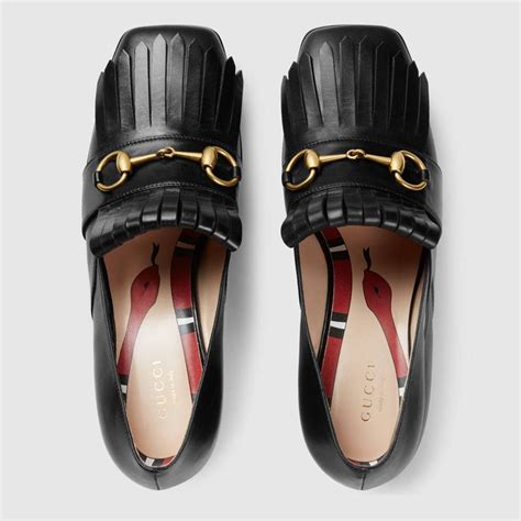 gucci heeled loafers ebay|gucci velvet loafers women's.